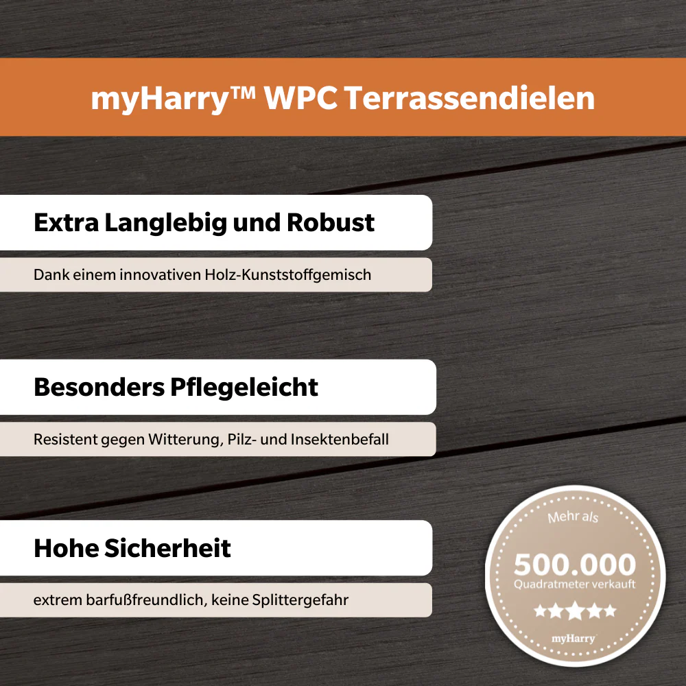 WPC-Komplettset Nero Antik Massivdiele - Image 4