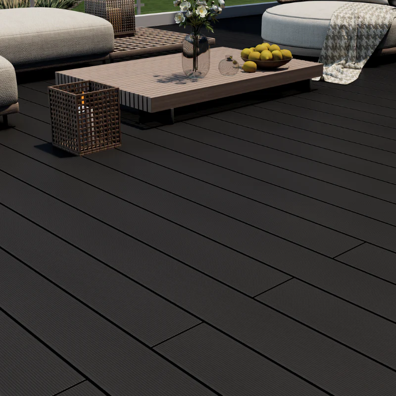 WPC Terrassendiele Massiv ECO Anthrazit - Image 3