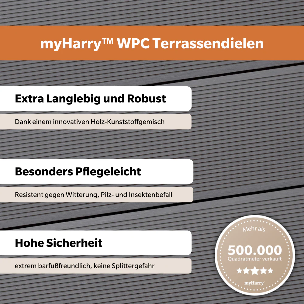 WPC-Komplettset Granit ECO Massivdiele - Image 4