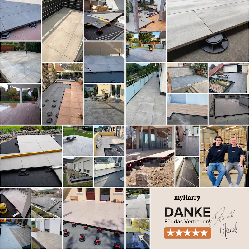 Stelzlager 8mm fix für Terrassenplatten YEED - Image 6