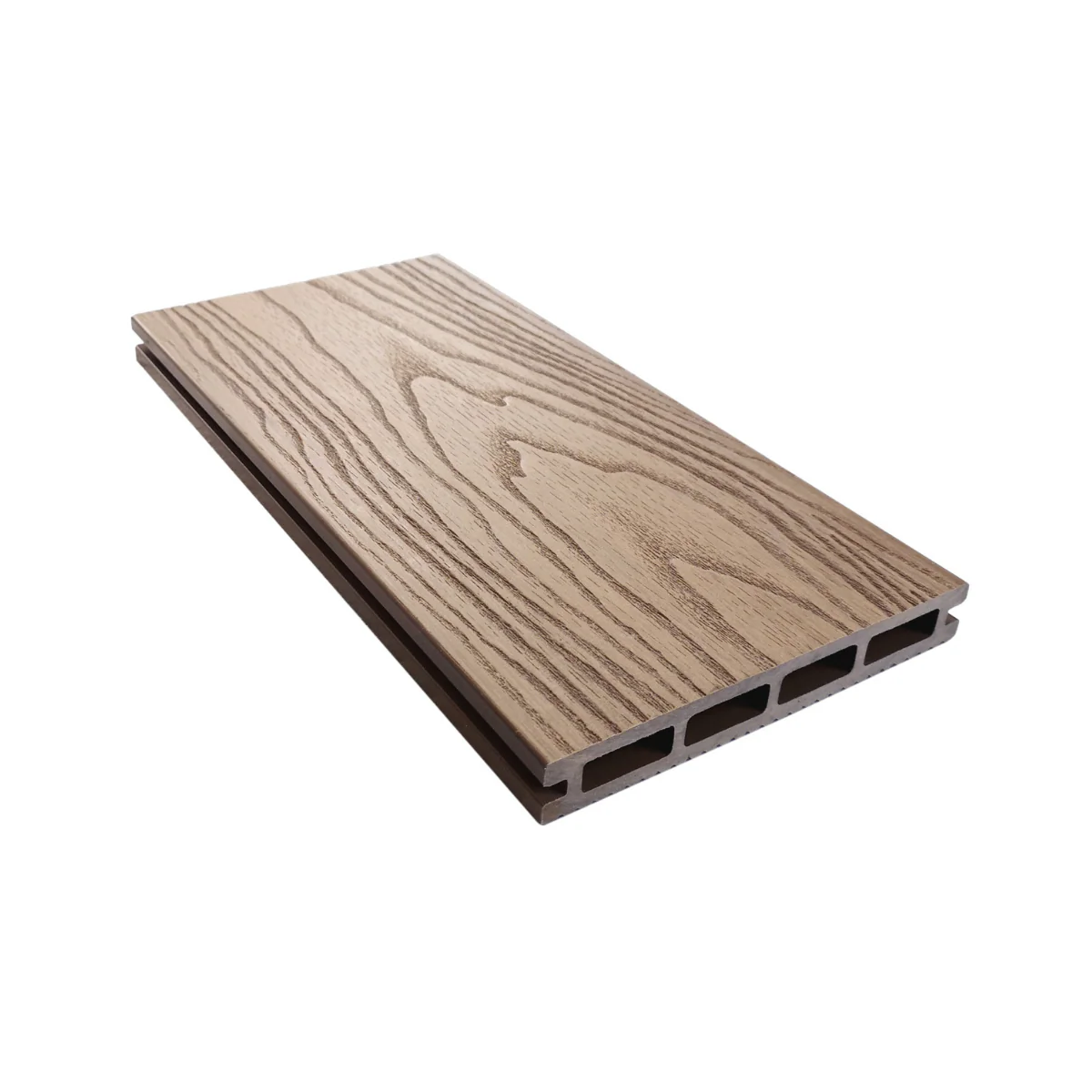 WPC-Komplettset Teak Holzoptik Basic Hohldiele - Image 5