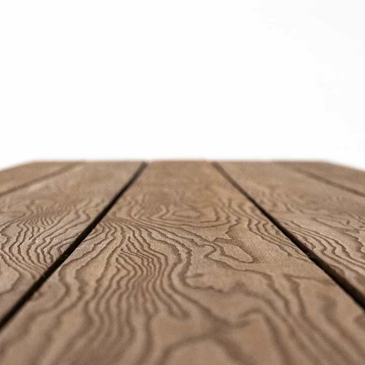 WPC-Komplettset Teak Holzoptik Basic Hohldiele - Image 9