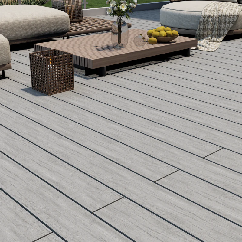 WPC Terrassendiele Massiv Antik Basalt - Image 3